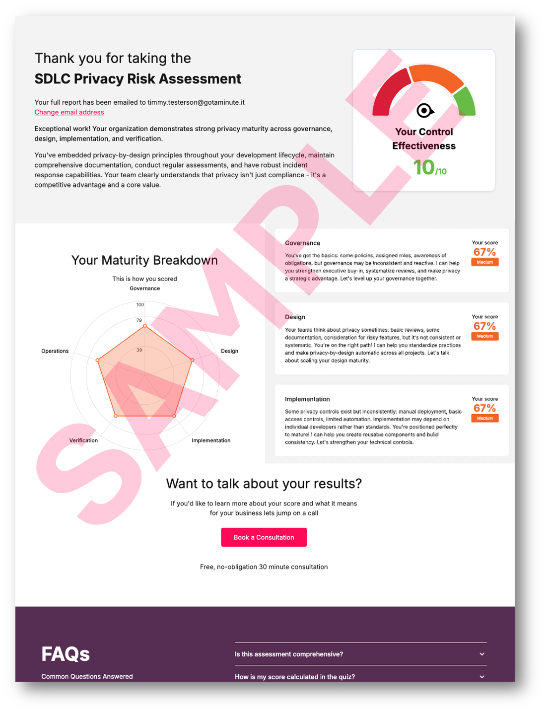 SDLC Privacy Risk Assessment